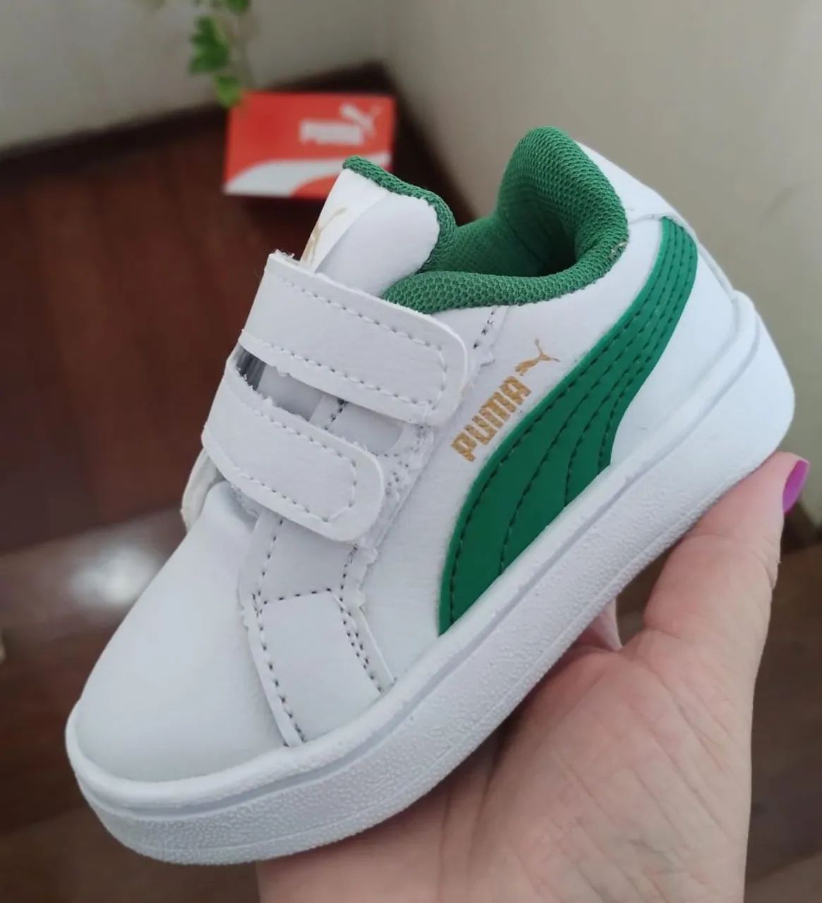 Tênis Infantil Puma - Preto e Branco - Foto 2