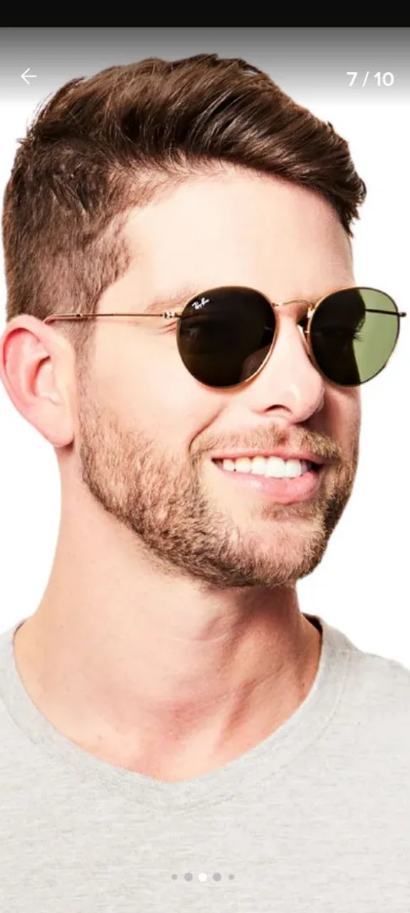 Ray-Ban Round Metal - Óculos de Sol Clássico