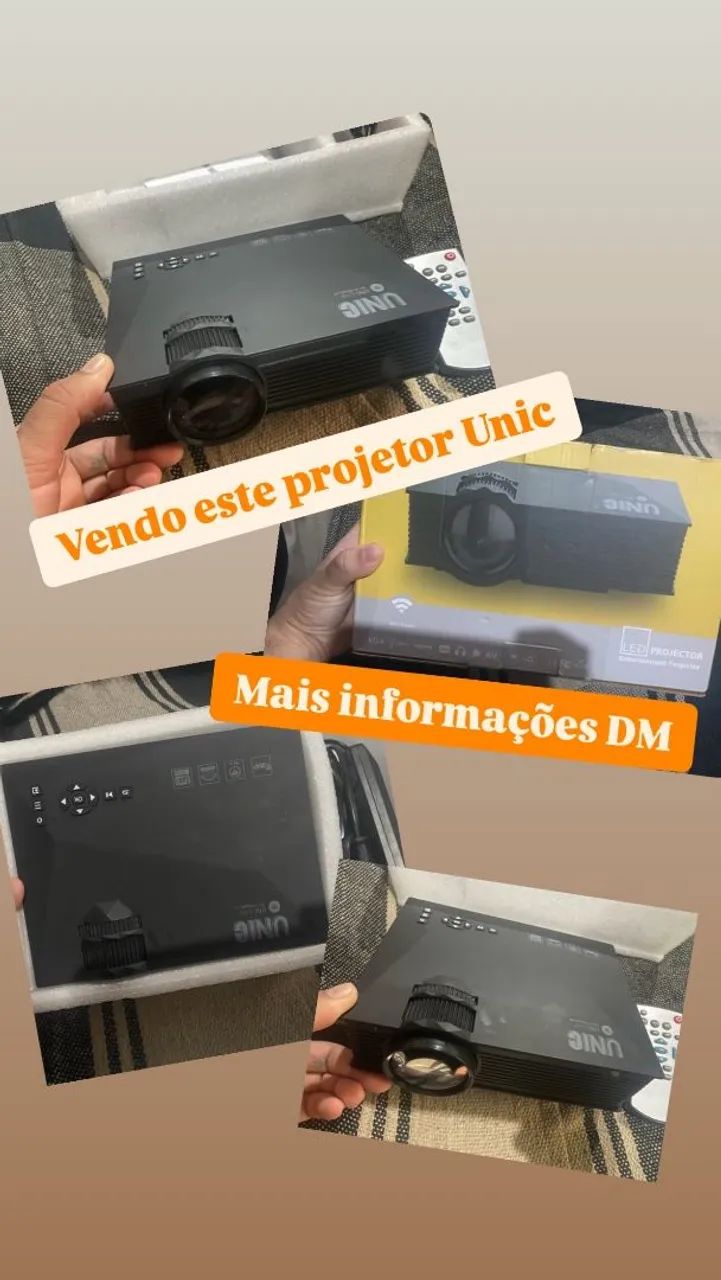 Unic Projector in box with remote control and Wi-Fi64595549110657121