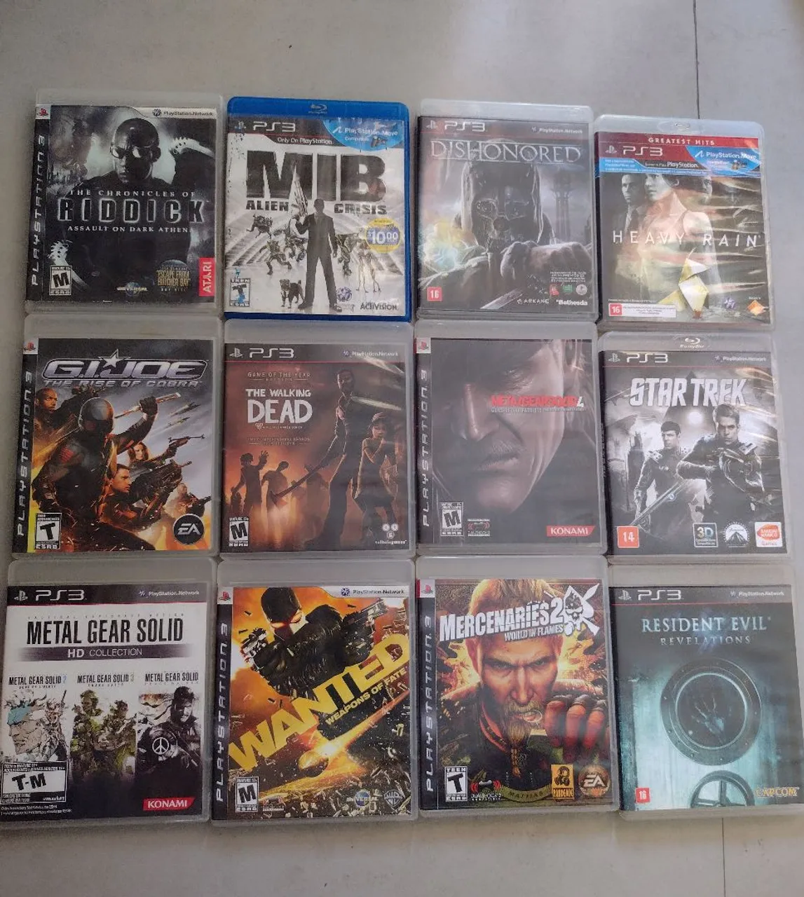 14 jogos PS3 - Diversos gêneros - Ótimo estado!