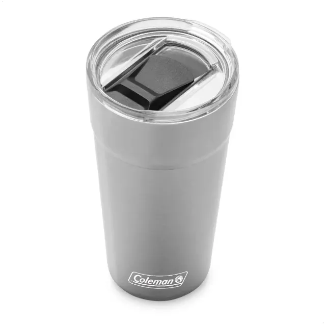 Copo Térmico P/ Bebidas Coleman Aço Inox 600ml com tampa
