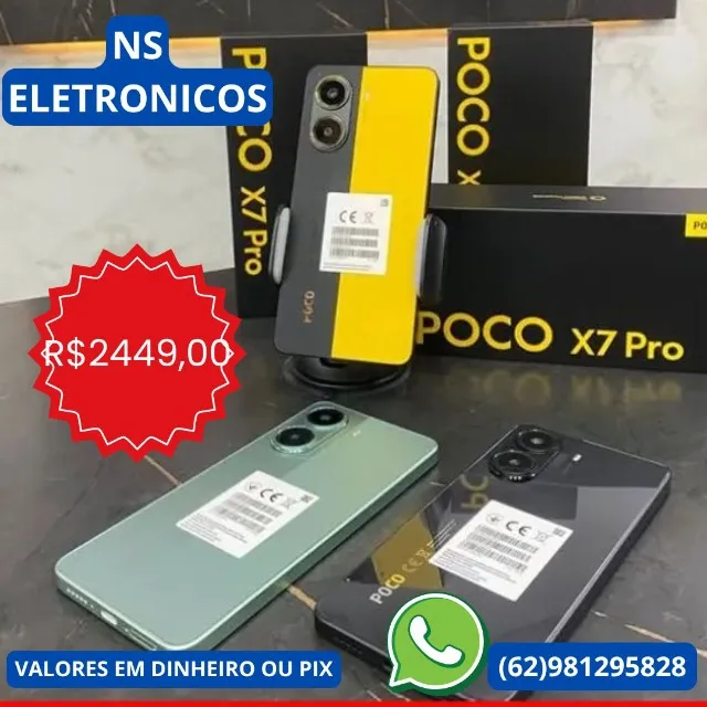 Xiaomi Poco X7 Pro 5G NFC 512Gb + 12Gb Ram Lacrado Global Entregamos Gratis