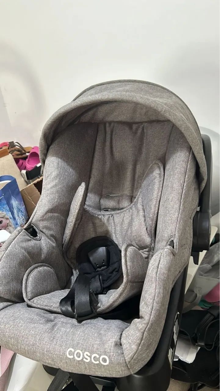 Carrinho de Bebê Cosco+ bebê conforto  - Foto 3
