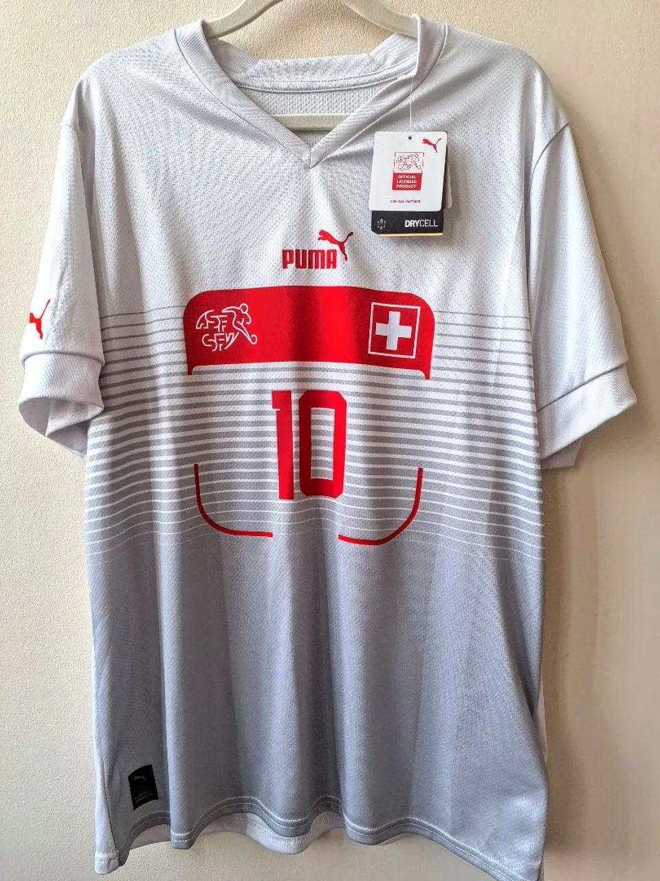 Camisa original Suíça #10 Xhaka