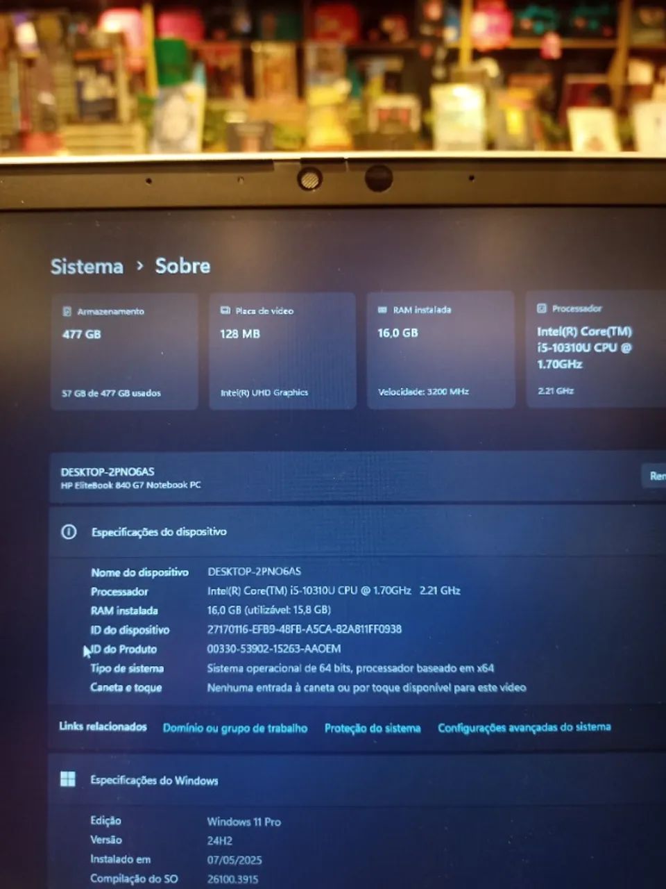 HP EliteBook 840 G7 PREMIUM | i5 vPro + 16GB + SSD 512 - Foto 2