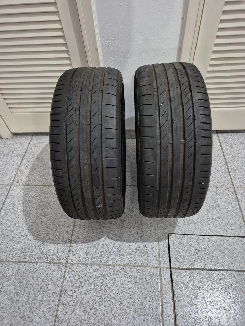 4 Pneus Usados Continental. 2 225/40 R 18 W XL e 2 245/40 R 18 W XL. - Em Excelente Estado - Foto 2