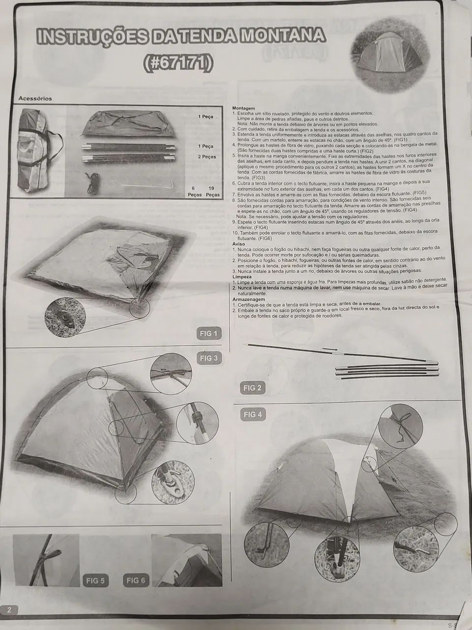 Barraca de acampamento - Foto 2