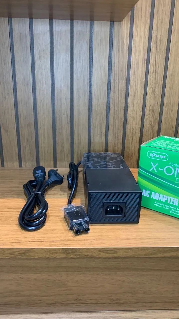 Fonte Xbox One Fat e Slim 2 Pinos Bivolt 110/220v  - Foto 3