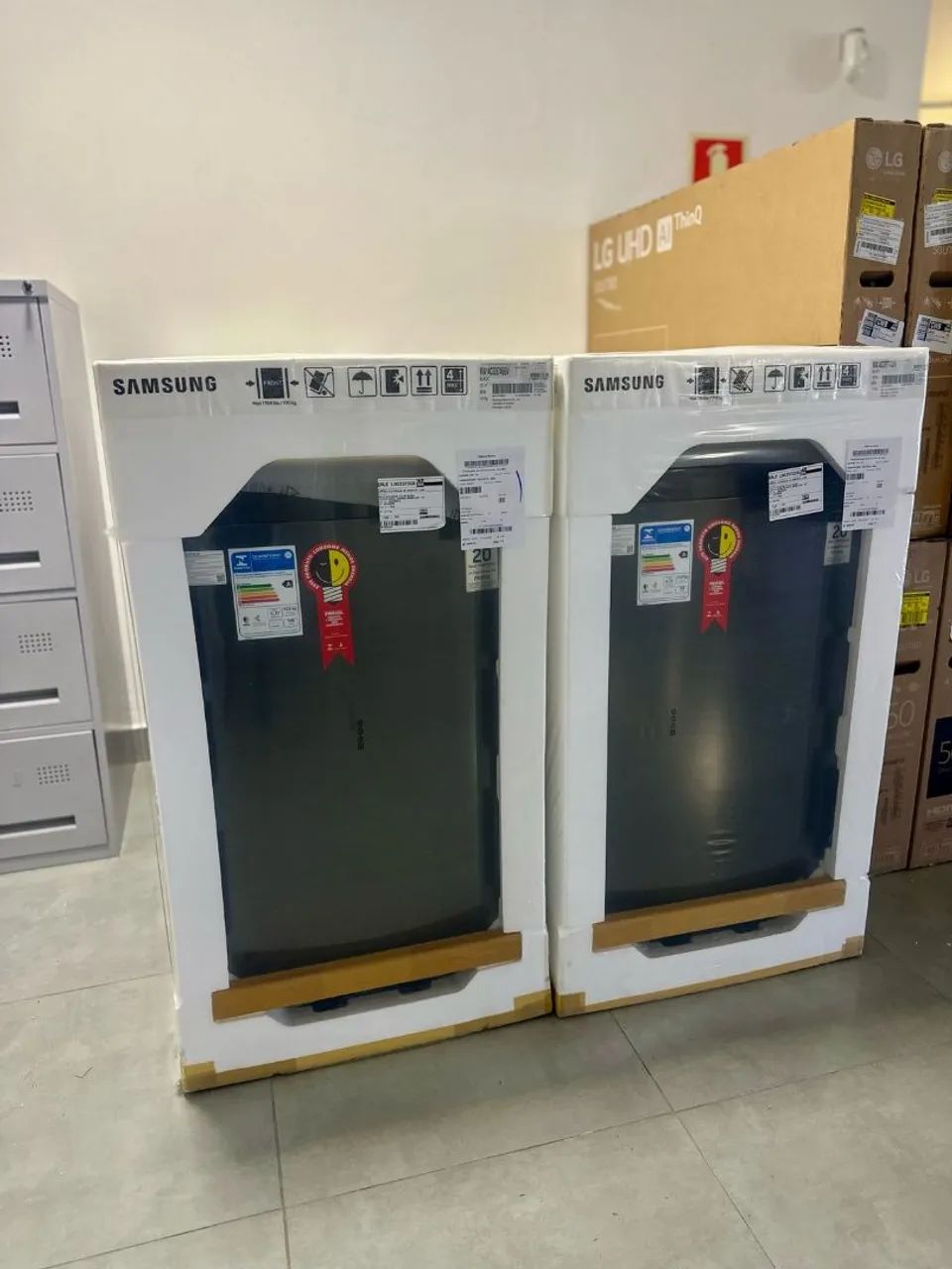 Lavadora Samsung 14kg WA14CG Smart Digital Inverter Black 127V - Foto 4