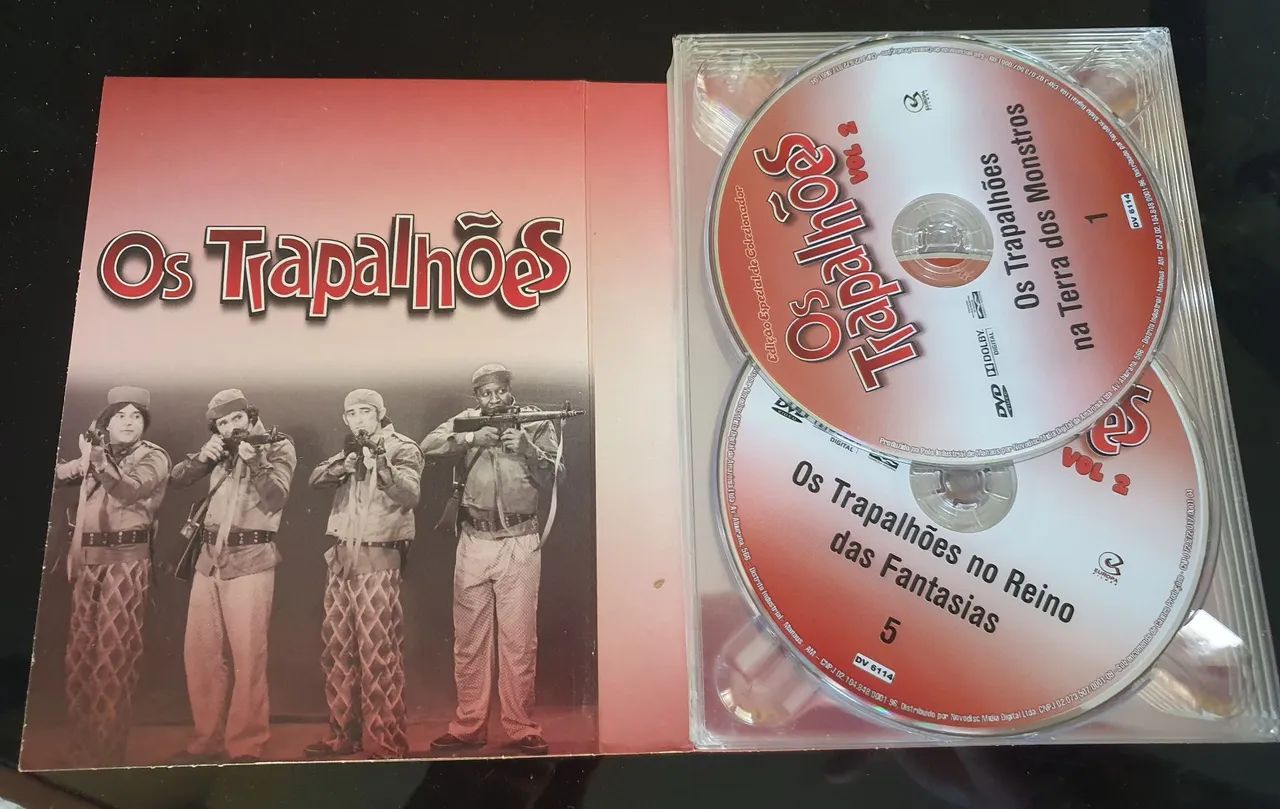Box DVD Os Trapalhões volume 2 com 10 DVDs Original - Foto 4