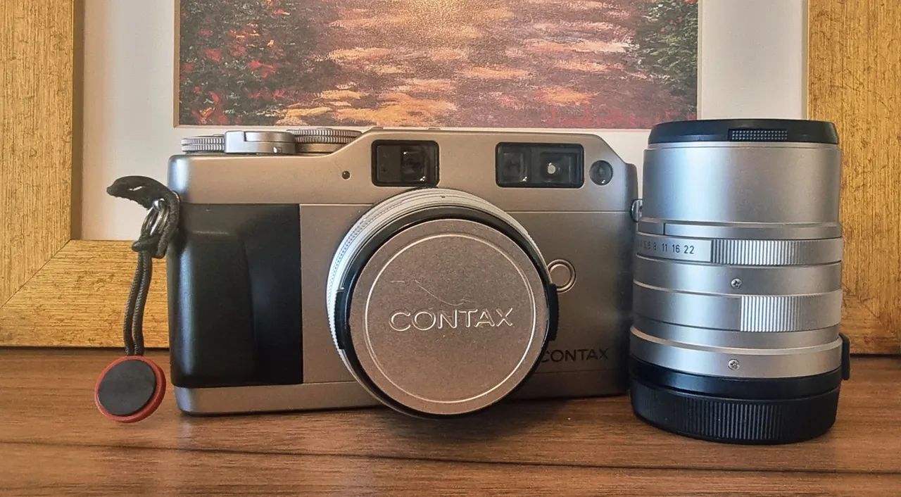 Contax G1 + Zeiss 45mm f/2 + 90mm f/2.8 - Câmeras e Filmadoras