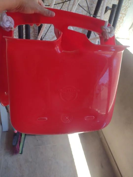 Balanço infantil vermelho - Foto 5