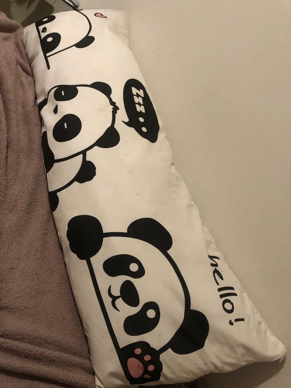 Travesseiro xuxão de panda 