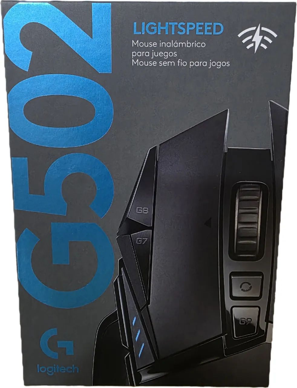 Mouse Gamer Sem Fio Logitech G502 Com Sensor Hero 25k Preto