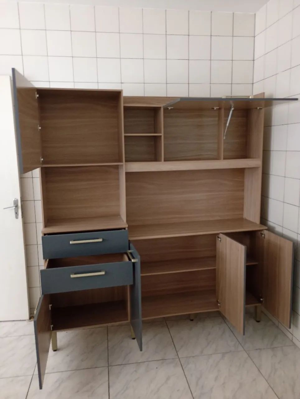 Armário de Cozinha Completo - Design Moderno - Foto 4