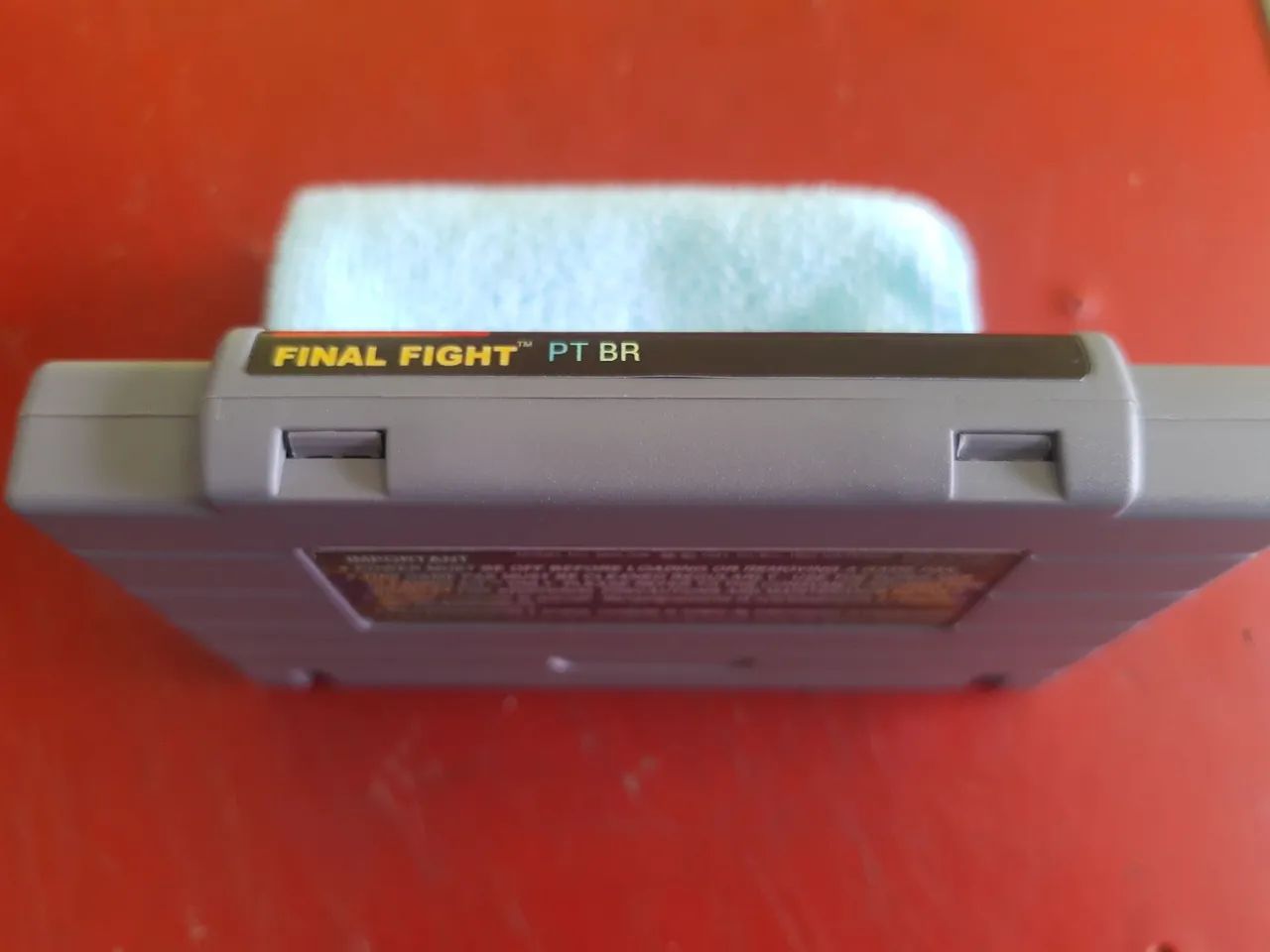 Final fight em português pcb original, cartucho repro. - Foto 4