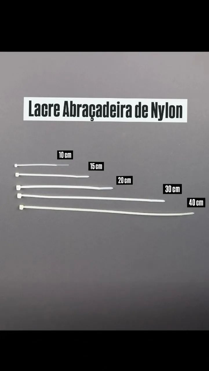 Lacres/Abraçadeiras - Diversos tamanhos - Foto 2