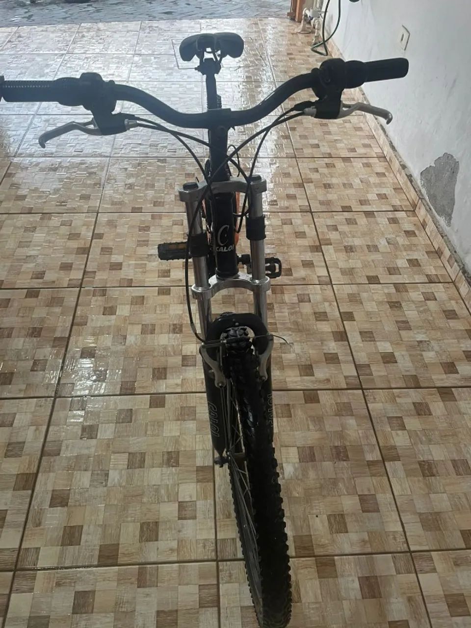 Bicicleta 26 Caloi Xrt Full 21v Preta Laranja - Foto 2