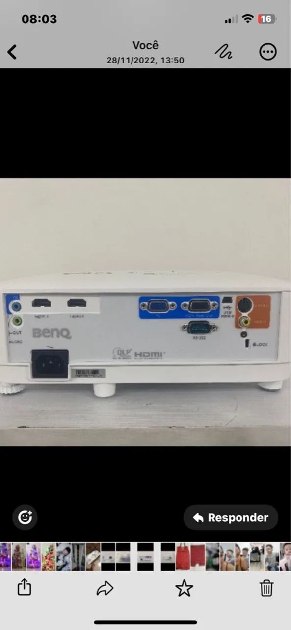 Projetor Benq SVGA - Foto 3