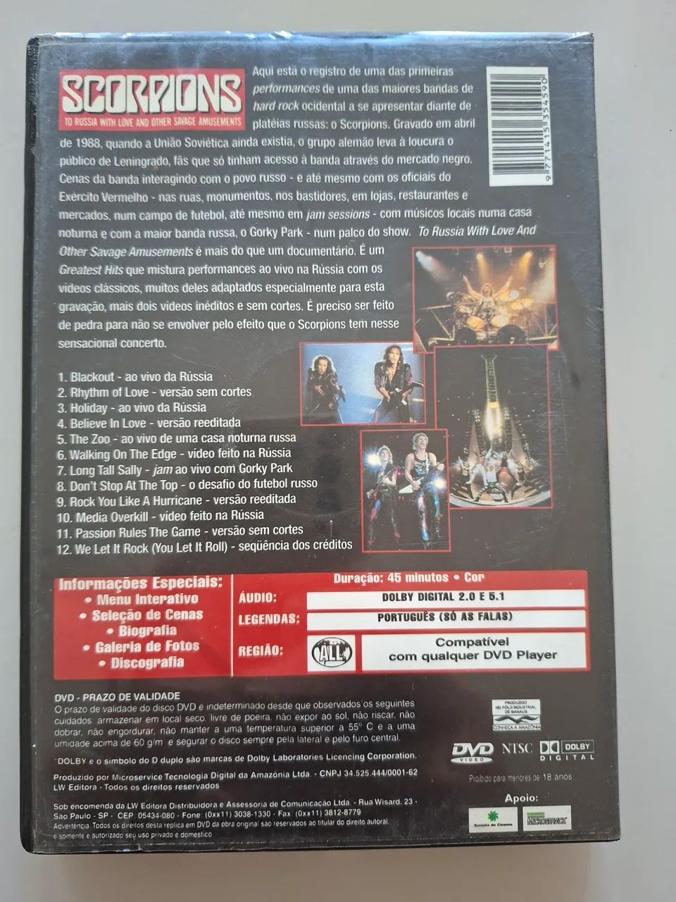 DVD Scorpions64840798353921121