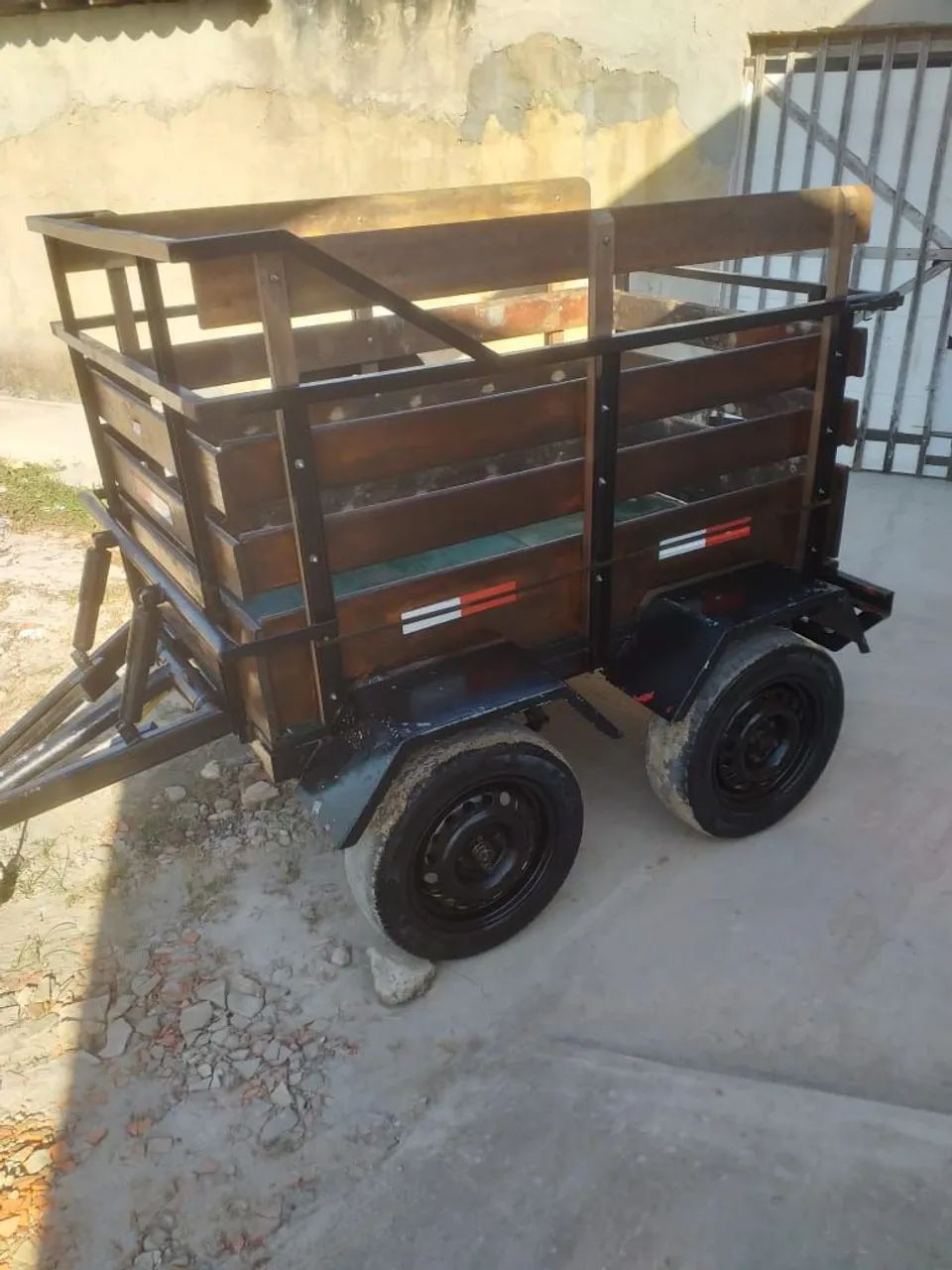 Carretinha 2 eixos 1,10×1,60 licenciada pronta para transferir para o novo proprietário  - Foto 5