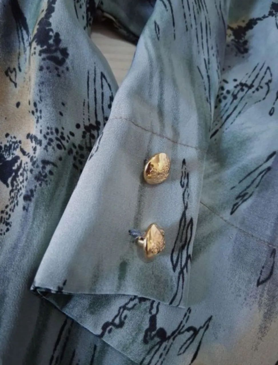 Blusa viscose vintage - Foto 5