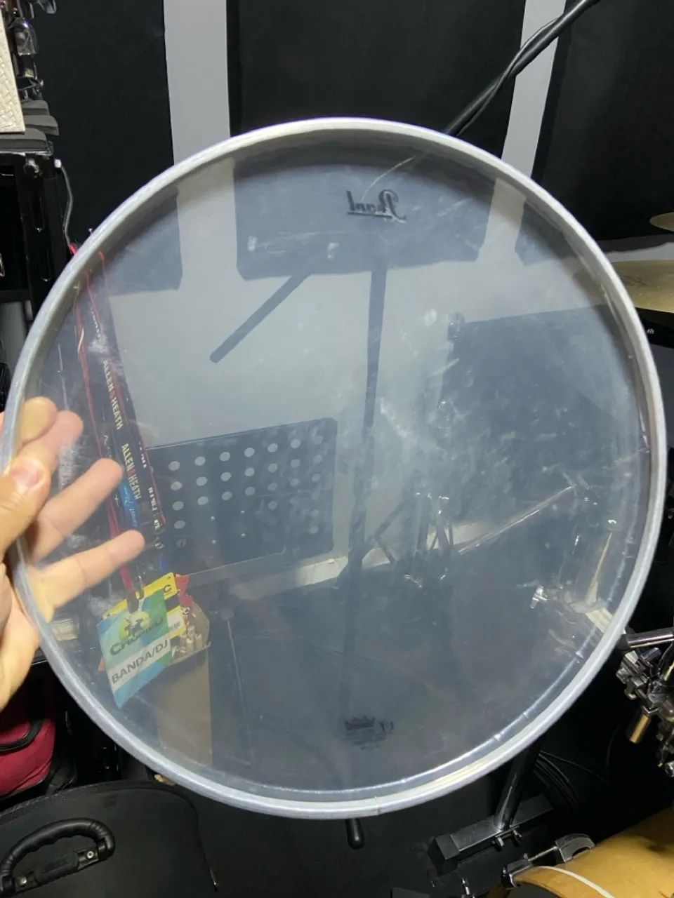 Pele resposta surdo 16 Pearl Original  - Foto 2