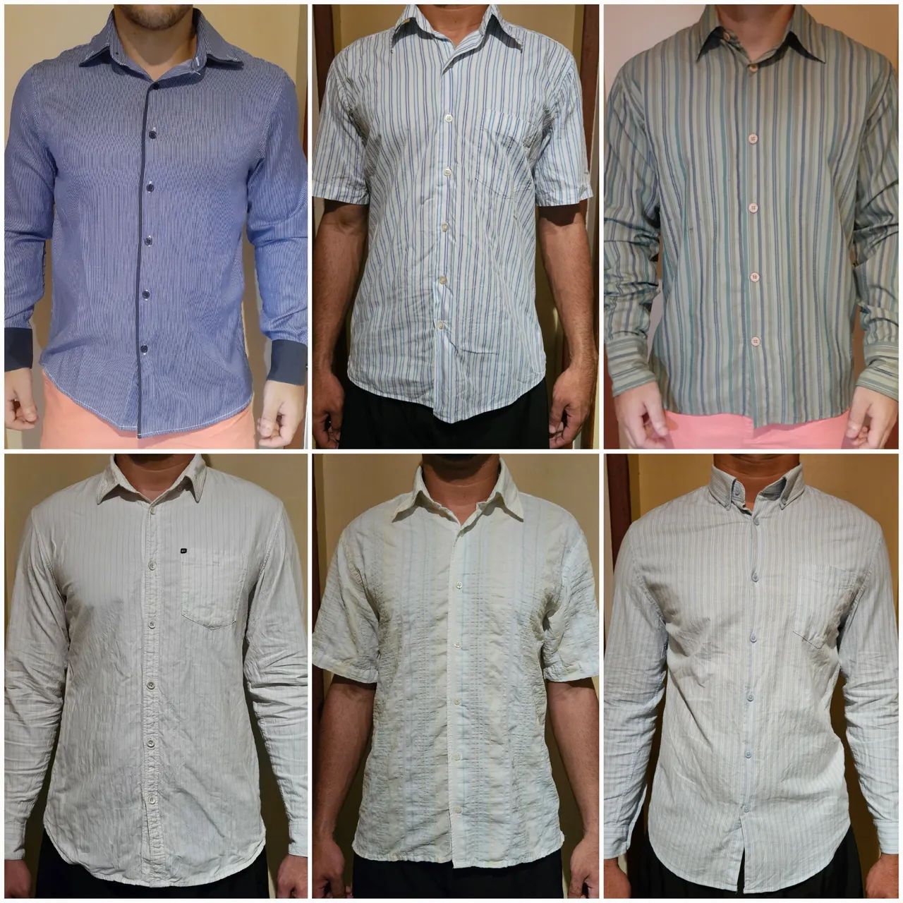 Camisas Sociais Masculinas tam G e GG  - Foto 4