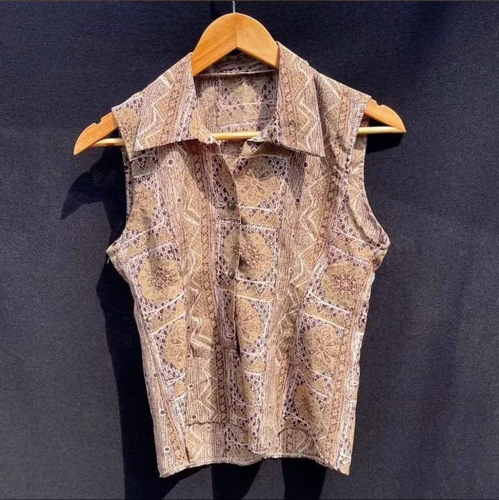 Blusa regata estampada 