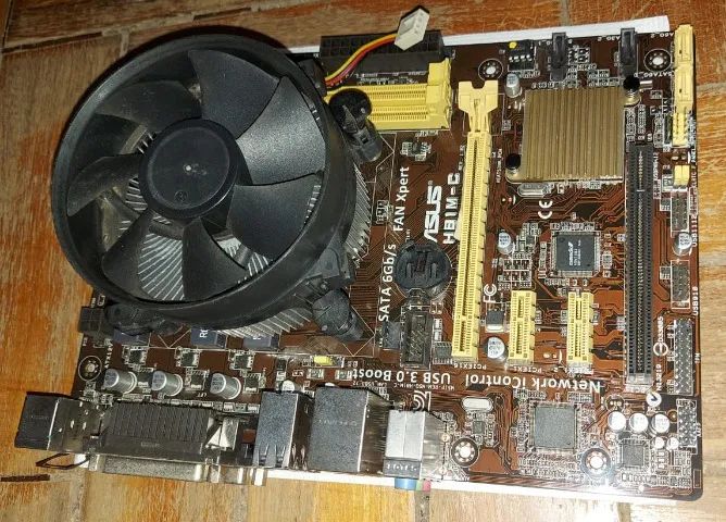 Intel Core i5-4440 Processor + Cooler + ASUS Motherboard ASUS H81M-C (Does Not Power On)64307861262466123