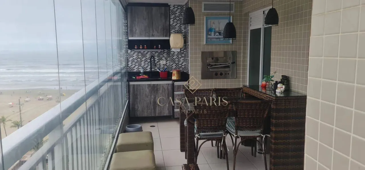 Apartamento com 3 dormitórios à venda, 123 m² por R$ 1.050.000,00 - Aviação - Praia Grande