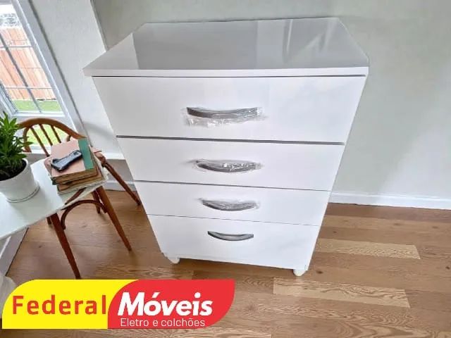 Cômoda 4 Gavetas - Foto 2