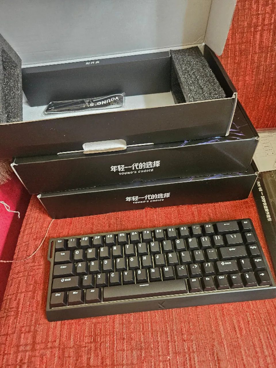 Teclado MCHOSE ACE 68 RGB 68% Ice Jade Switch Gamer - Periféricos