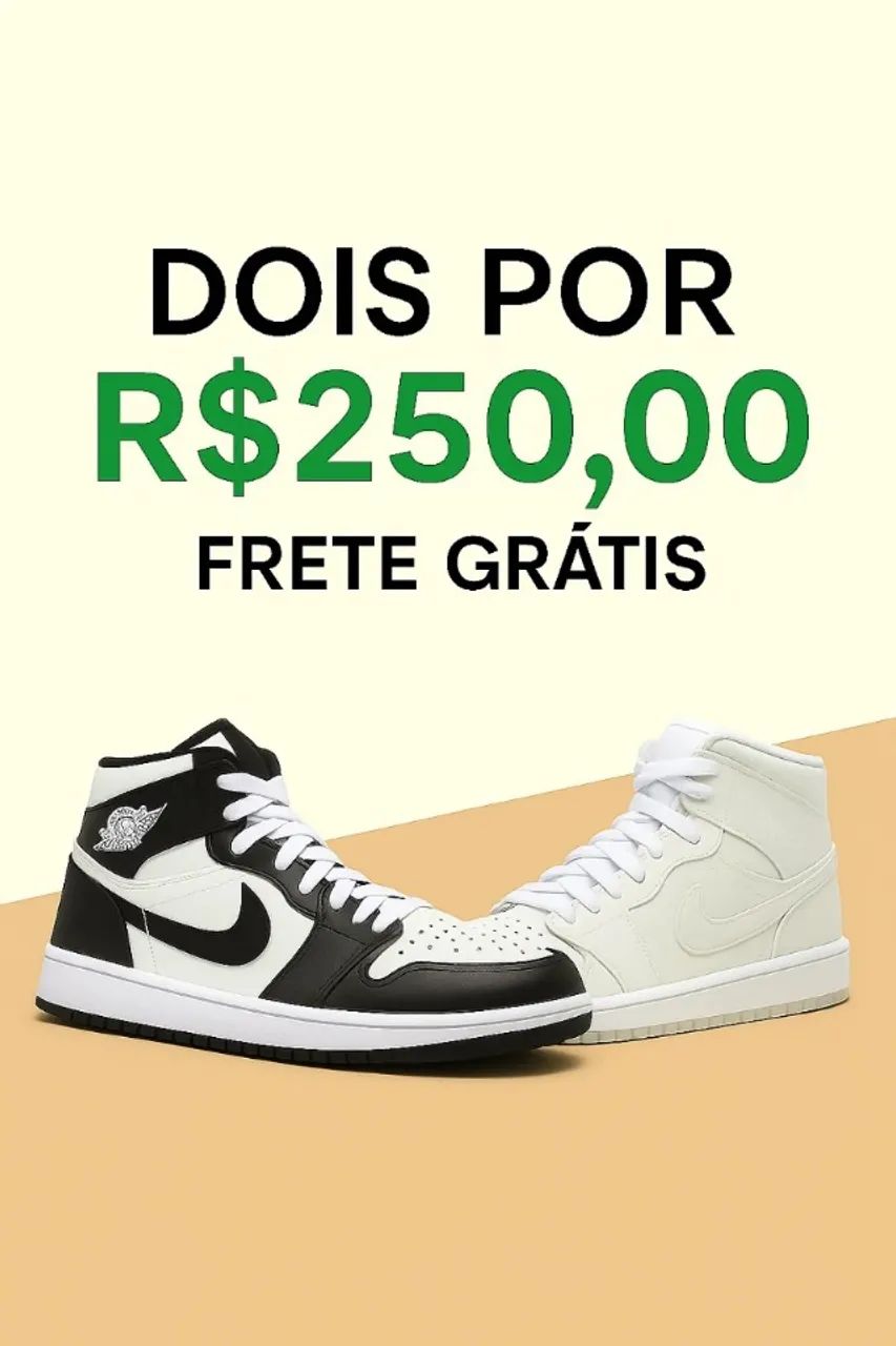 Tenis Promoção 2 pares a 250,00