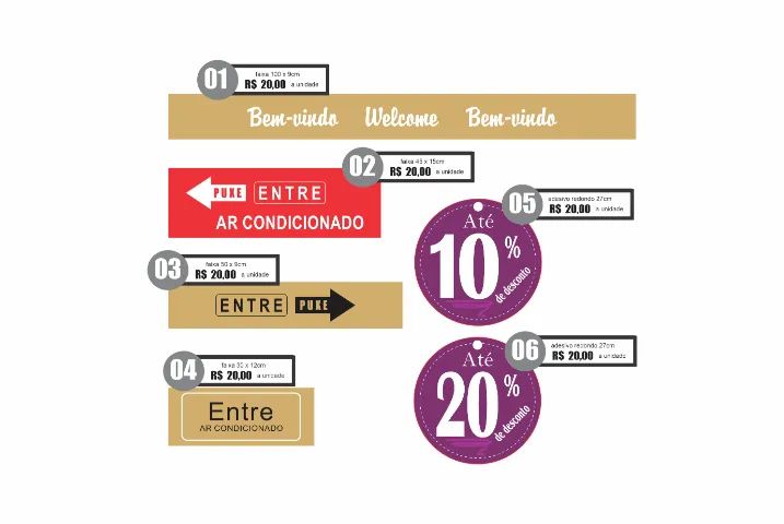 faixas, adesivos para portas de vidro e vitrines, promoção, personalizado - Foto 2