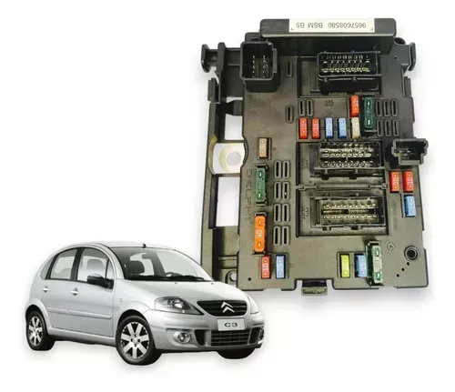 Caixa Fusível Bsm Citroen C3 Ano2001 A 2009