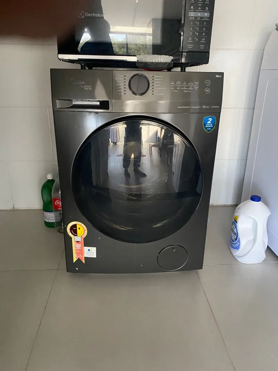 Máquina de Lavar Midea 12kg - Lava e Seca
