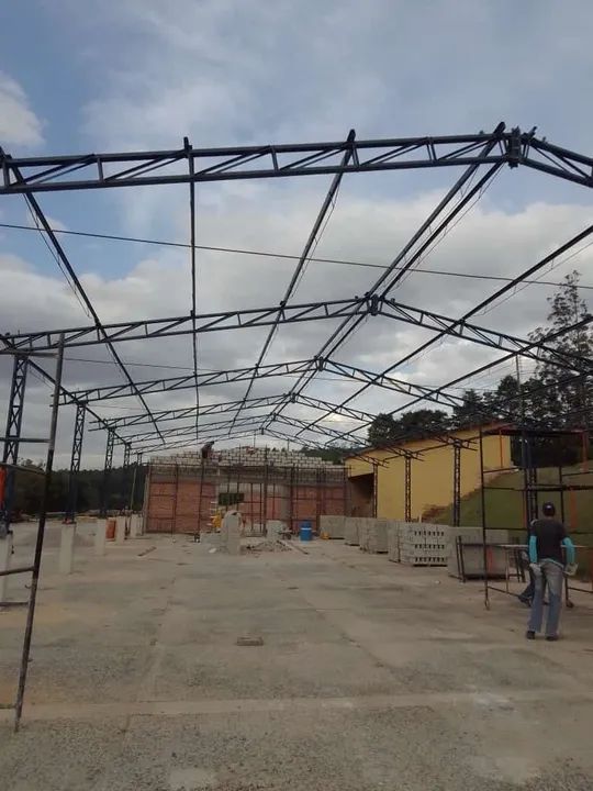 Oportunidade Estrutura Metálica de Galpão. - Foto 4