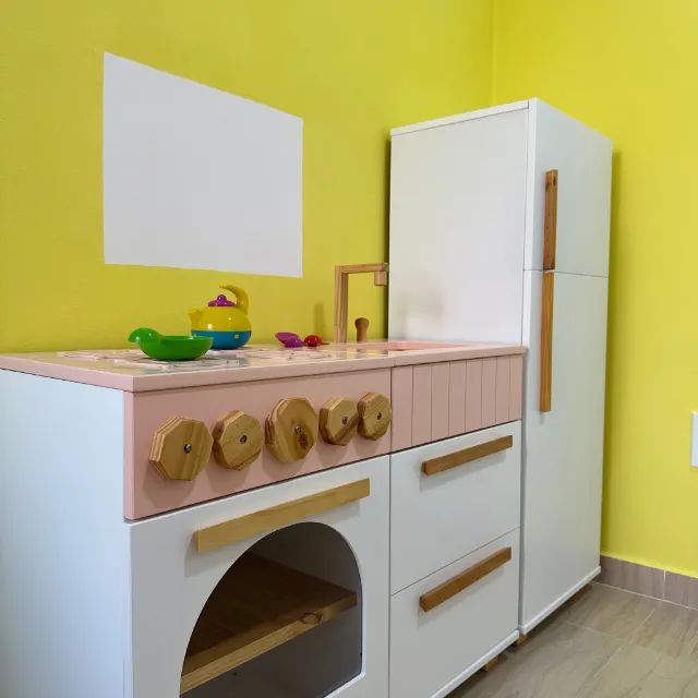 Cozinha infantil de madeira - Foto 3