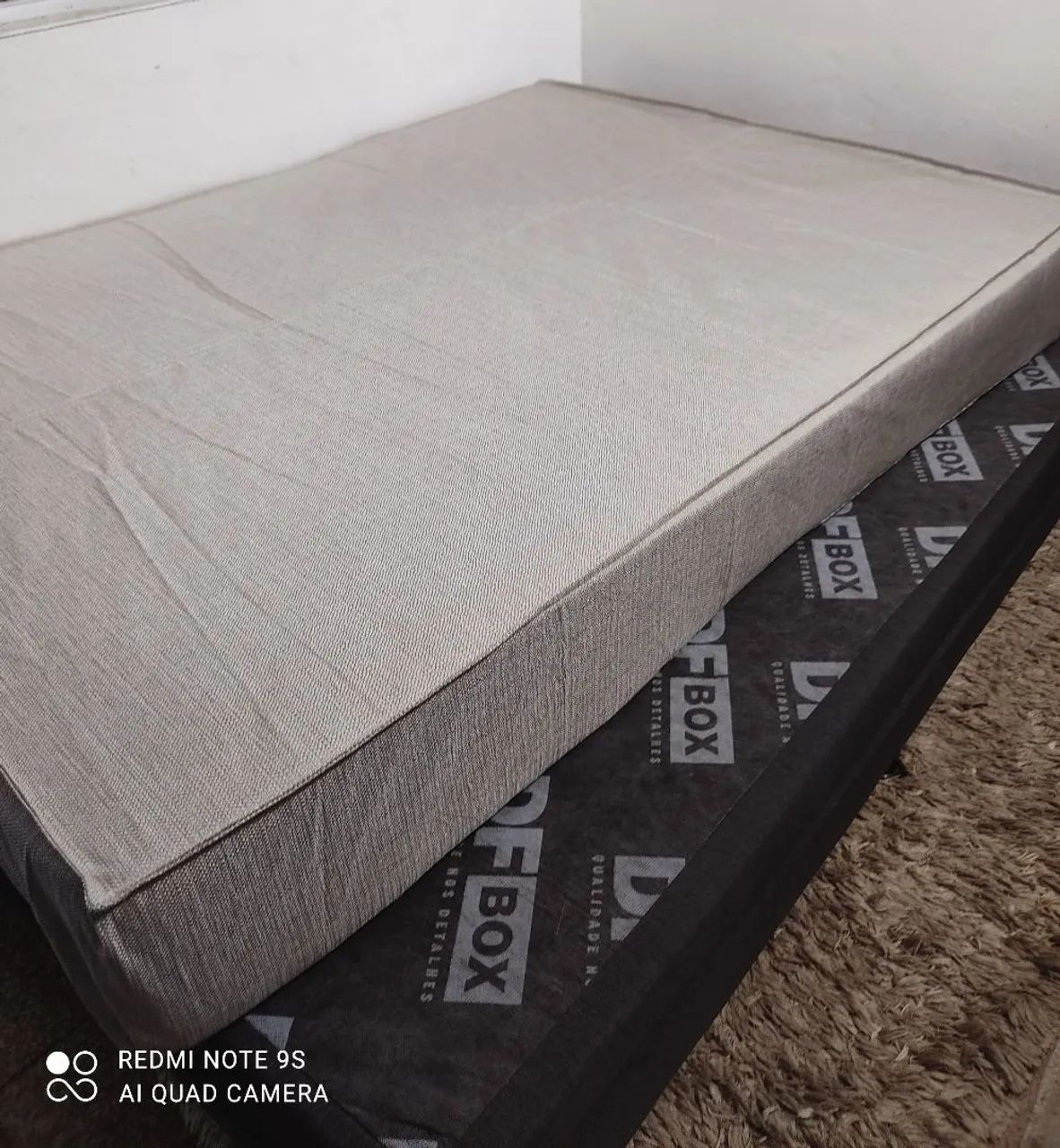 Cama Box de Casal com colchão usado.Entrego grátis dependendo onde. - Foto 2