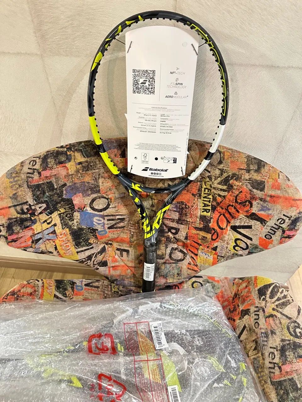 Raquete de tênis Babolat Pure Aero 98 nova ( ALCARAZ ) - Foto 2
