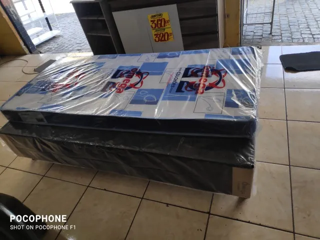 CAMA SOLTEIRO MAIS COLCHÃO. OFERTAÇOO