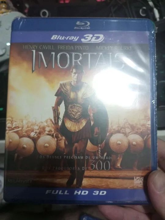Blu-ray 2D e 3D Immortals imortais novo lacrado