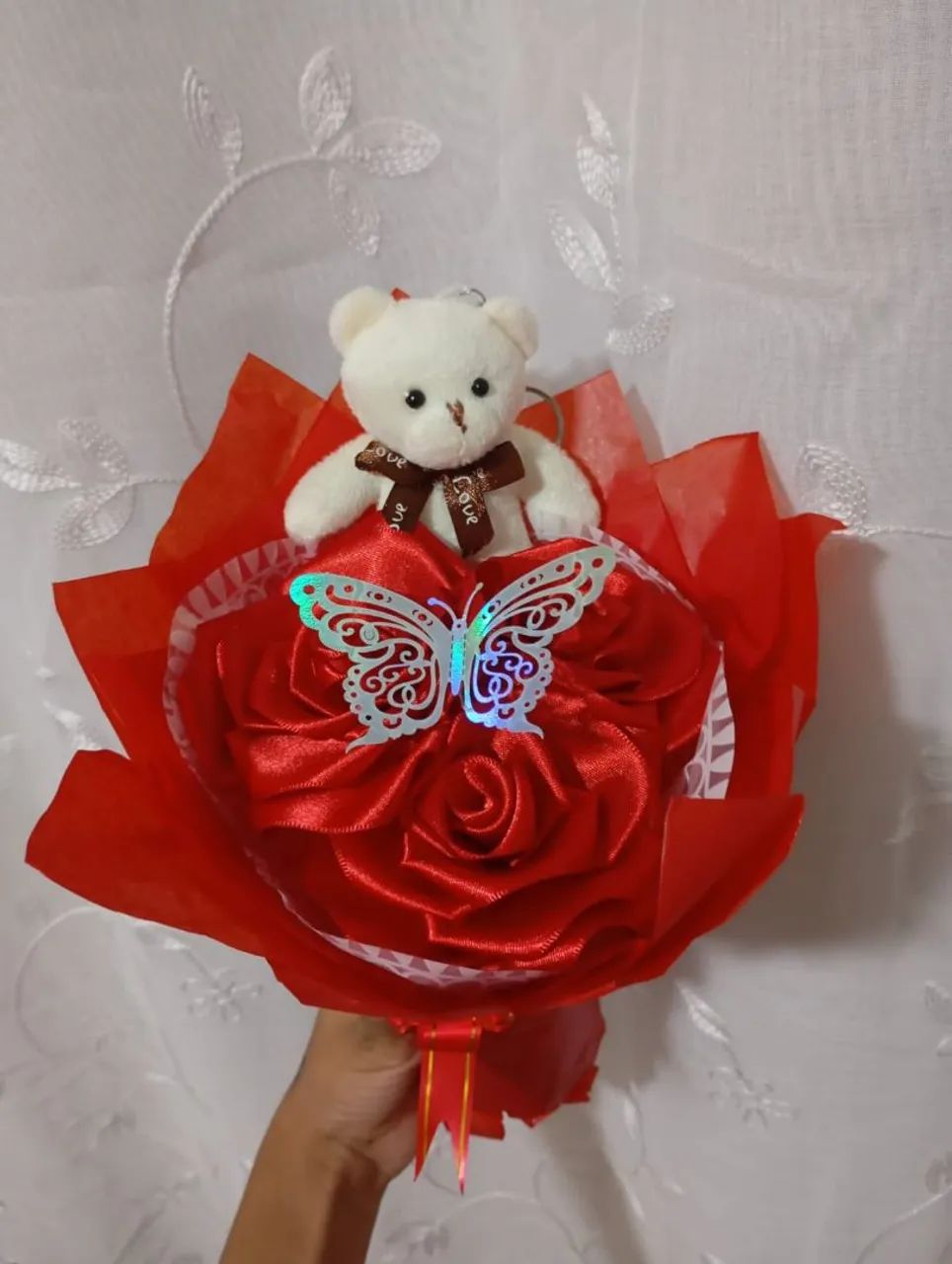 Buquê de rosas eternas tamanho PP - Foto 5