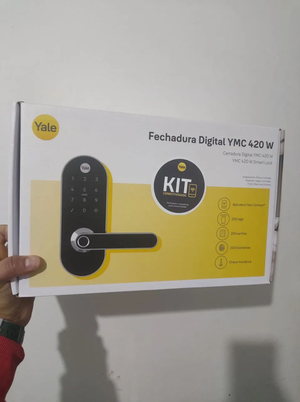 Fechadura Digital Yale YMC 420 W Smart Lock