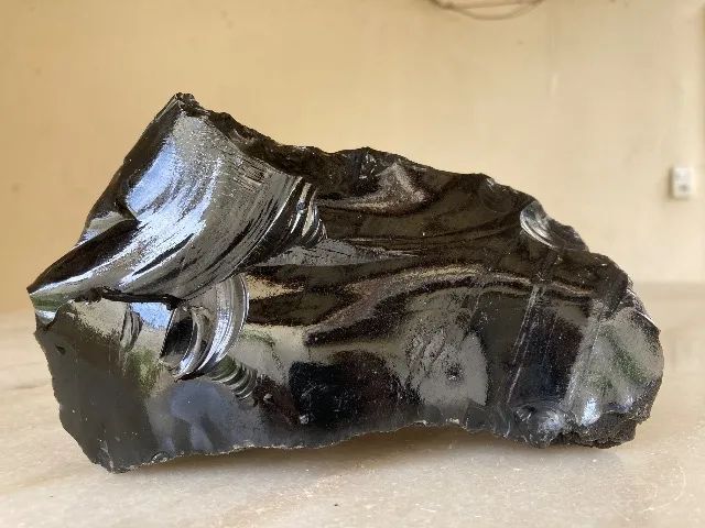 Obsidiana Preta em Bruto - Foto 4
