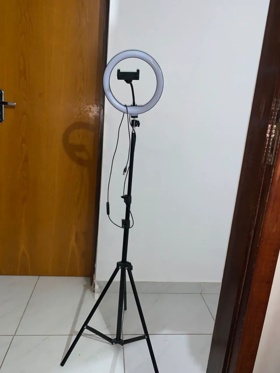 Ring light com tripé 