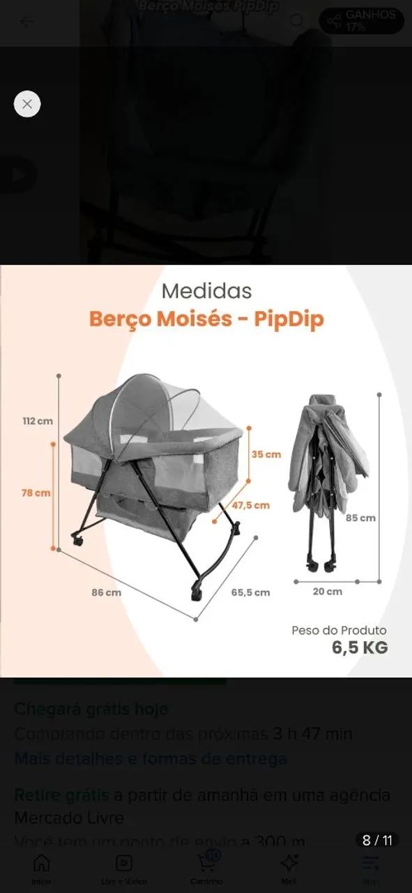 Berço Moisés  - Foto 5