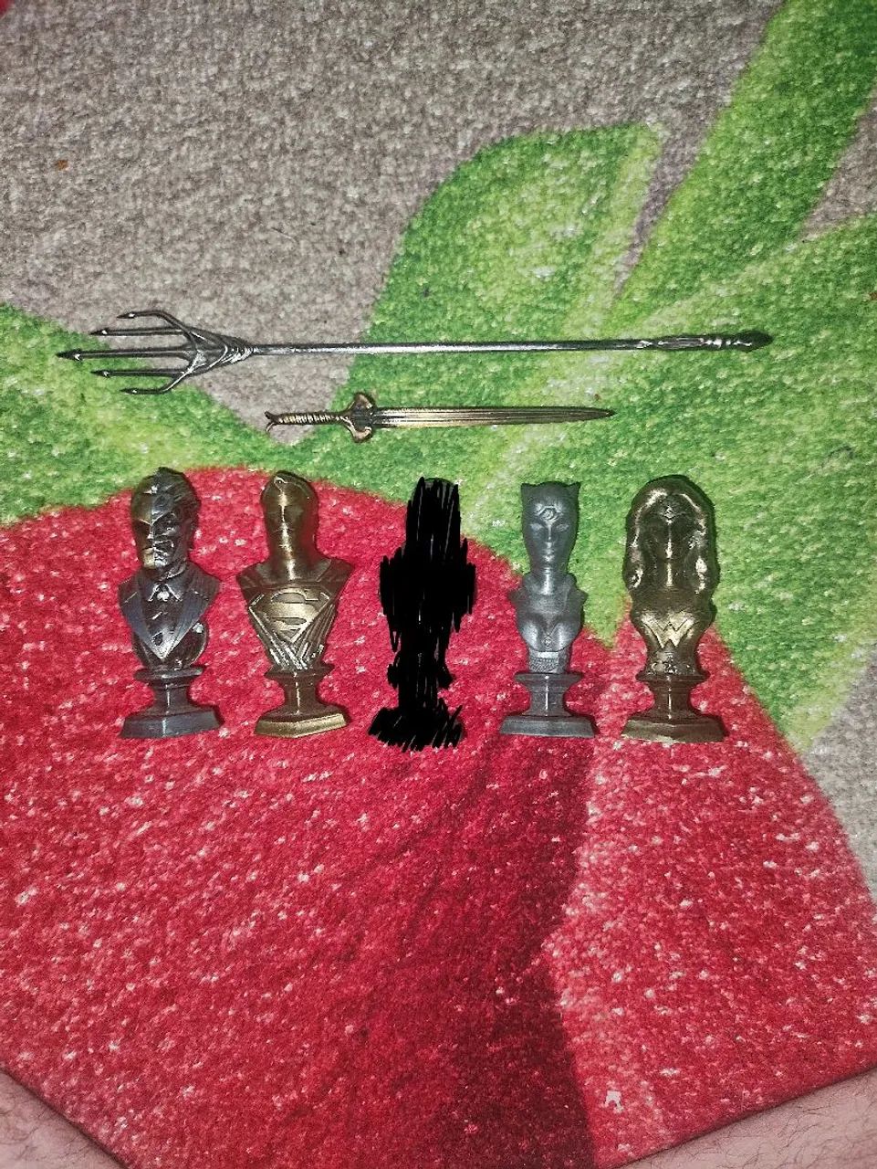 Coleção de 4 bonecos omelete legends(DC)