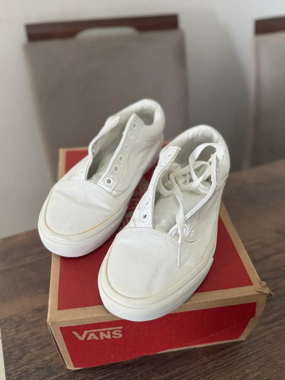 Vans Old Skool branco original 34